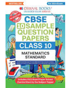 Oswaal Mathematics Standard Sample Papers for Class -10